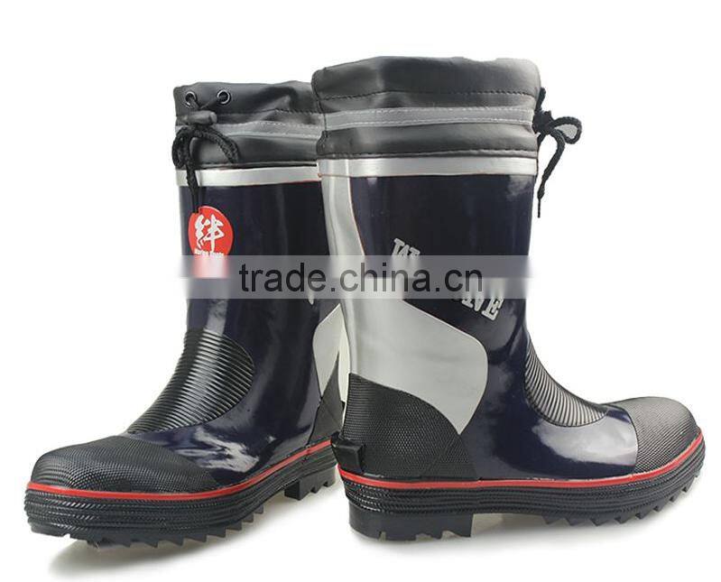 popular in Japan market custom made cheap unisex wellies rubber rain boots