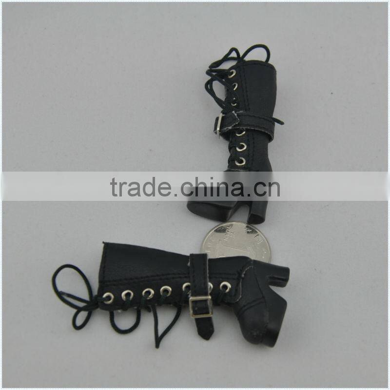 1/6 inch black momoko doll shoes for dolls