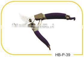 8"Hhigh quality spring and chorme plated high carbon steel for pruning shears