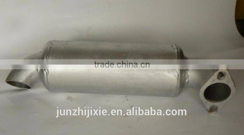 Outlet Diesel Engine Exhaust System Exhaust Muffler For Tractors EM 195