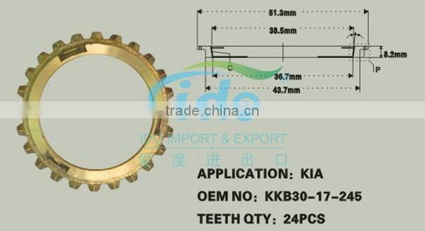 Sychronizer Ring for KIA 27T MIDDLE KKB30-17-245 KKB3017245