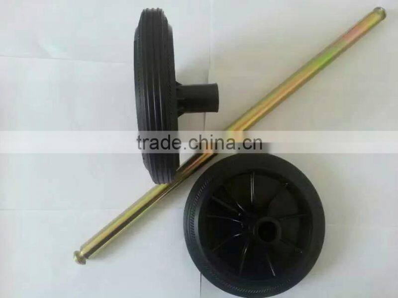 Cheap dust bin wheel sets with axle