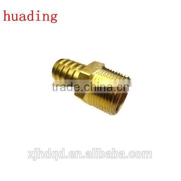 british taper outer-tbread cone sealing water pipe connector/high quality brass pipe connecror
