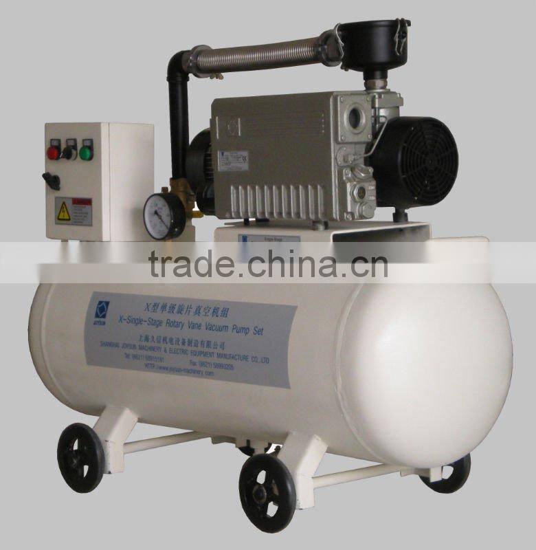 JX Series single stage rotary vane vacuum pump sets