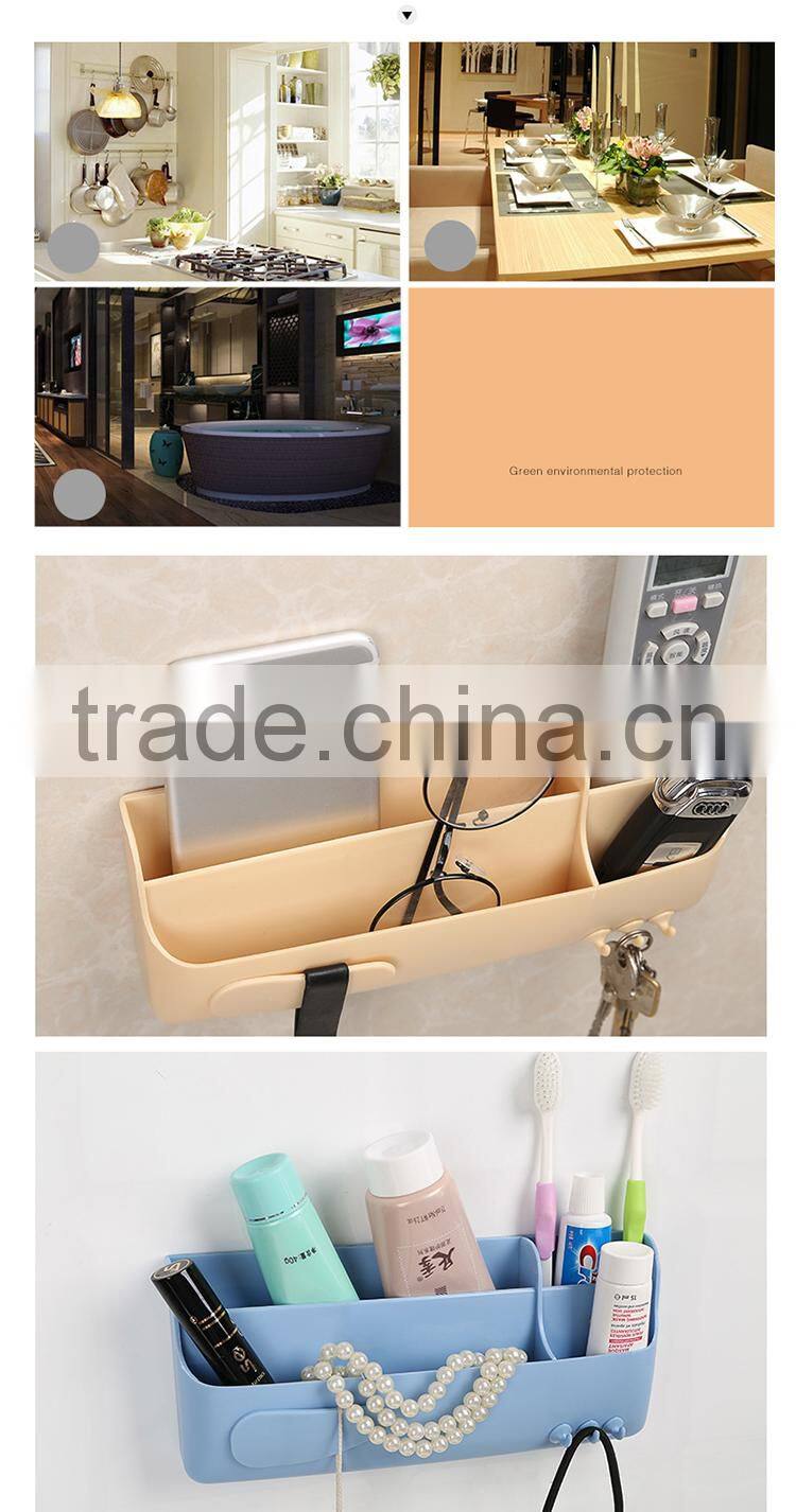 Plastic Kitchen Bathroom Wall Mounted Storage Rack Towel Bar Holder