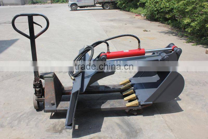 mini backhoe attachment for skid steer loader