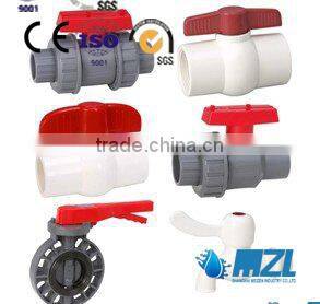PVC BALL VALVE WITH pressure gauge 1.0Mpa/10bar /10.2kgf/cm 2