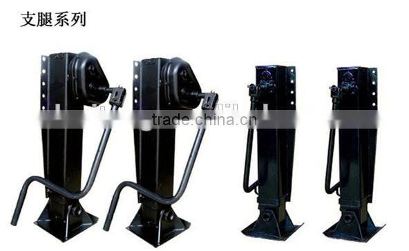 Original Container Semi Truck trailer adjustable supporting Legs
