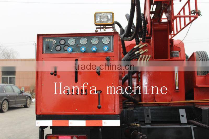 drilling rig water well DTH full hydraulic power truck mounted drilling rig