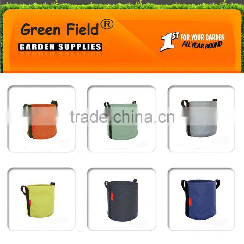 Green Field flower pots planters, flower bag