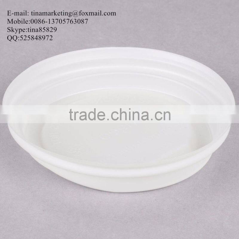 EcoChoice 10-20 oz. White Compostable and Biodegradable Paper Hot Cup Lid