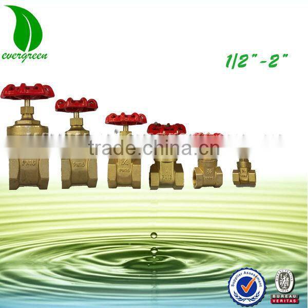 pn16 Full-port Female Brass stem gate valve