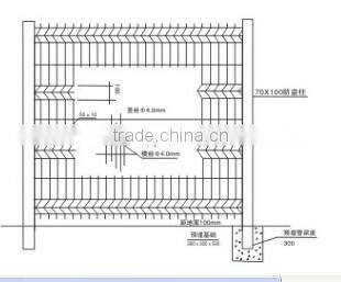 2015 Hot sale Angle Bent Fencing