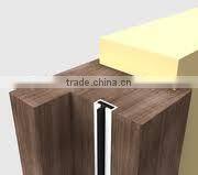 Fireproof intumescent door seal brush strip