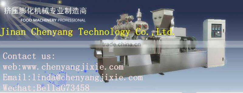 Stainless steel delicious extrusion food equipment inflating food production line