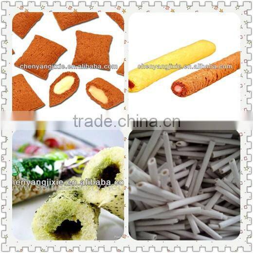 High output low consumption sandwich snack production line