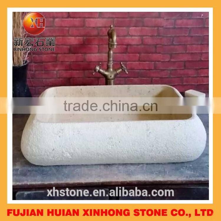 Irregular shape stone wash basin in good design
