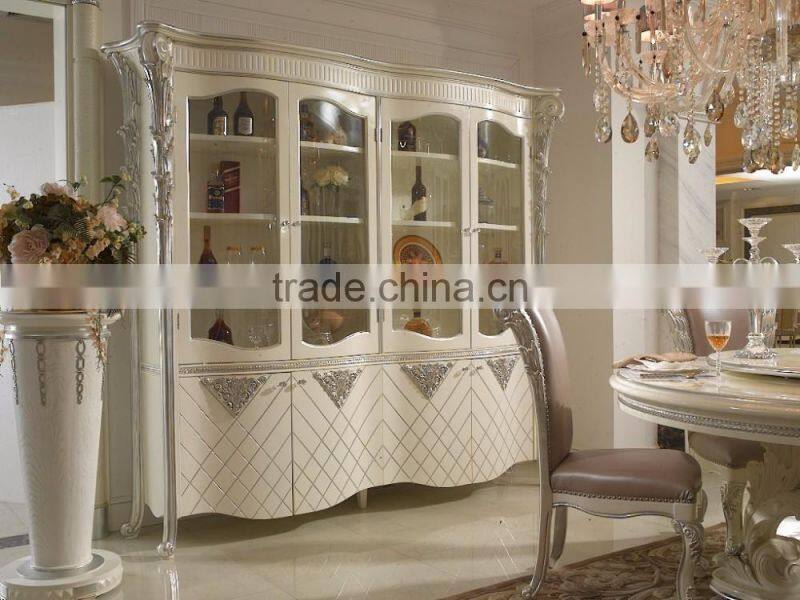 Hand Carved Wooden Single Bowl Bathroom Room Vanity Sink Marble Top