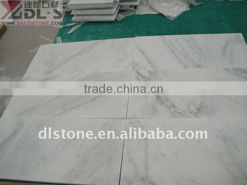 Chinese white marble polished tile for walling