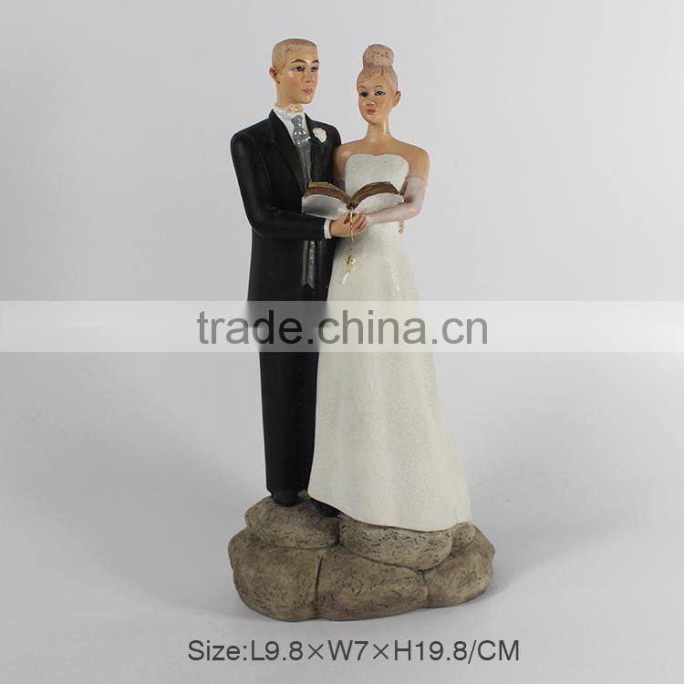 2015 New artificial resin wedding gifts