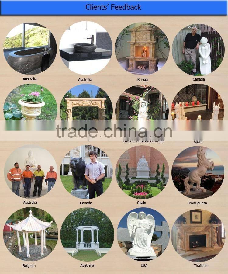 Large Outdoor White Marble Stone Statues Design Gazebo