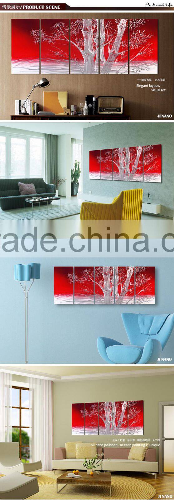 Metal Wall Art Aluminum Painting Hotel Decorative Wall Art