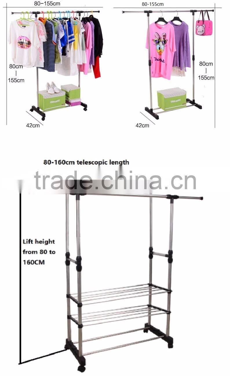 Hanging Clothes Drying Rack with Heavy Duty loading elegant garment rack style