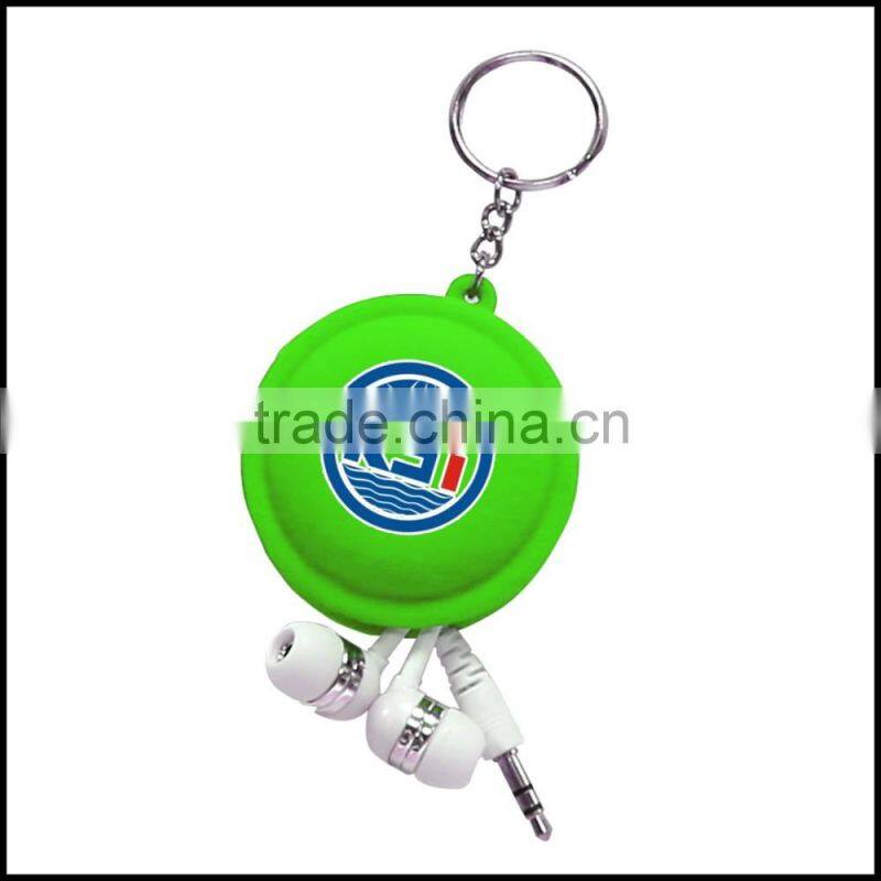 colorful and multifunctional silicone winder keychain