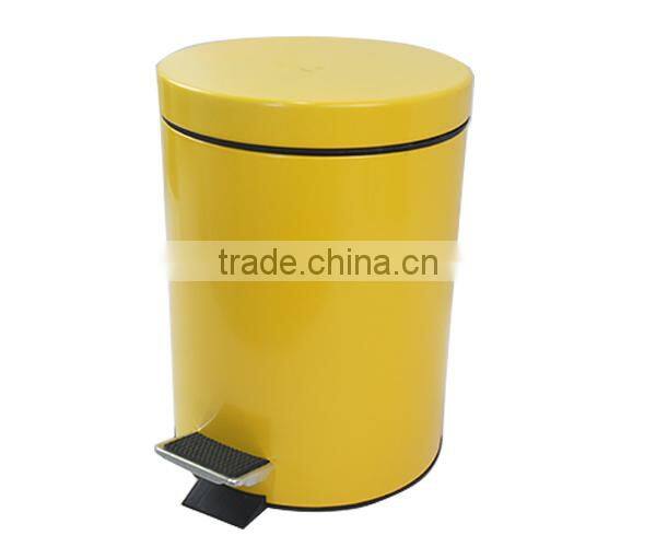 colored trash can colored pedal bin for 5L