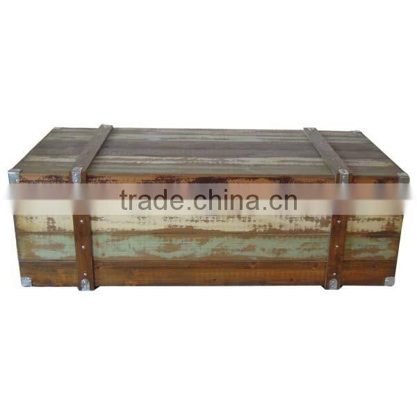 Vintage Wooden Storage Box Wooden Craft Box