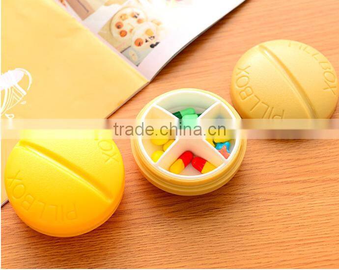 Q1094 Mini four box plastic pill case