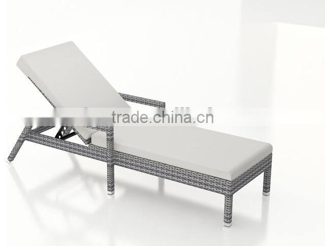 outdoor pool furniture rattan sun lounger plastic beach lounge chairs