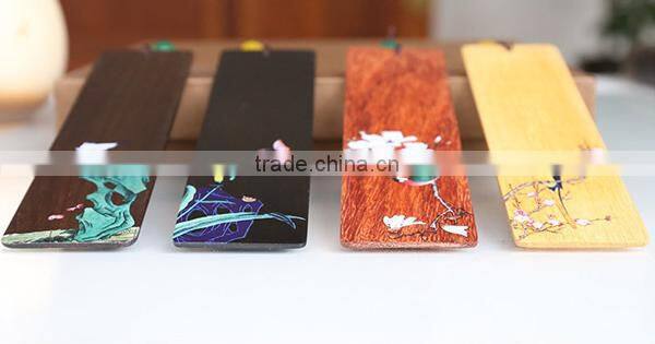 Natural wooden bookmark, custom handmade wood crafts gift