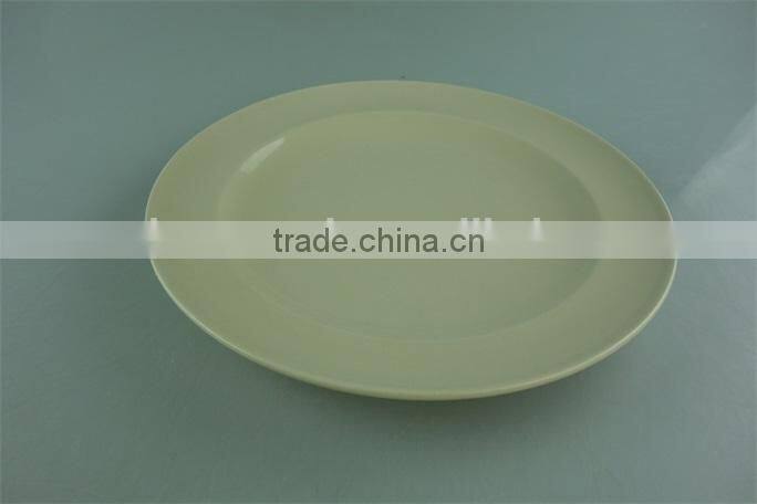 16pcs ivory color ceramic/stoneware hotel/restaurant used dinner set