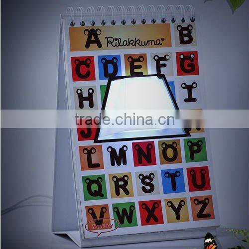 Supply fashion creative USB bedroom bedside flip desk lamp