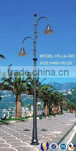 outdoor cast iron park lamp post
