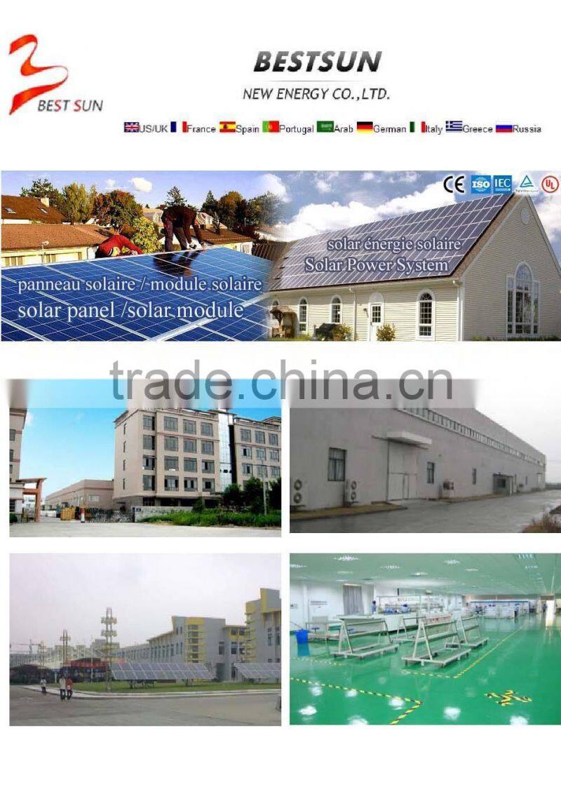 Green energy stand-alone High quality off grid auto switch 150w solar powered indoor led light