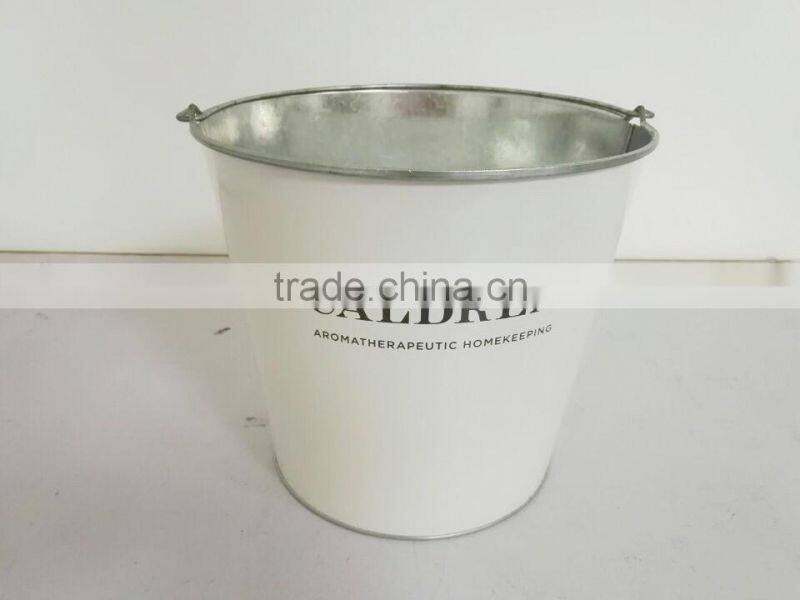 Cerveza Beer Galvanised Bucket Drinks Party Champagne Wine Beer Cool Ice Bucket with Opener