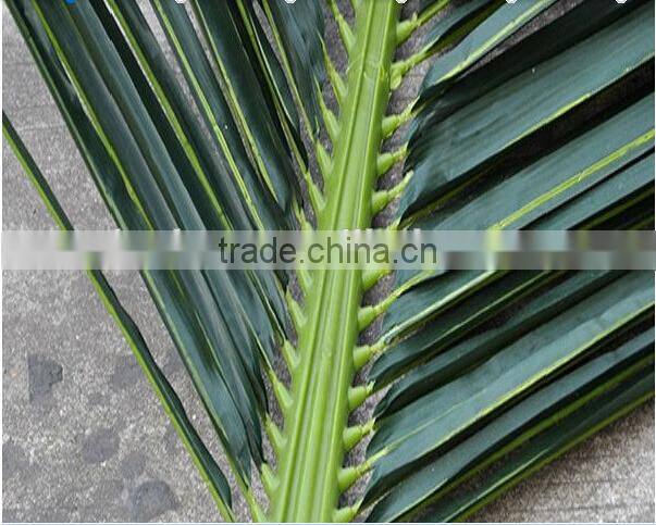 fake plastic palm leaf manufacture garden handmade Artificial palm leaf/branch