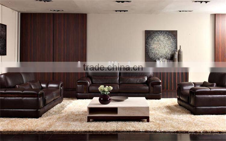 modern itlian geniune leather sofas for living room