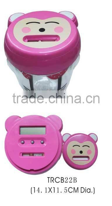 Newly Cute Carton Design Digital Coin Note Saving Money Box