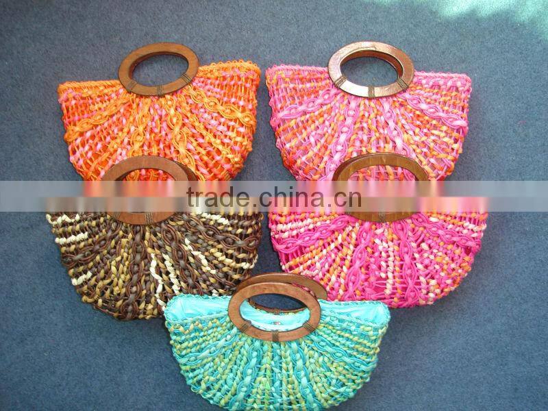 sea grass straw bags for women in summer