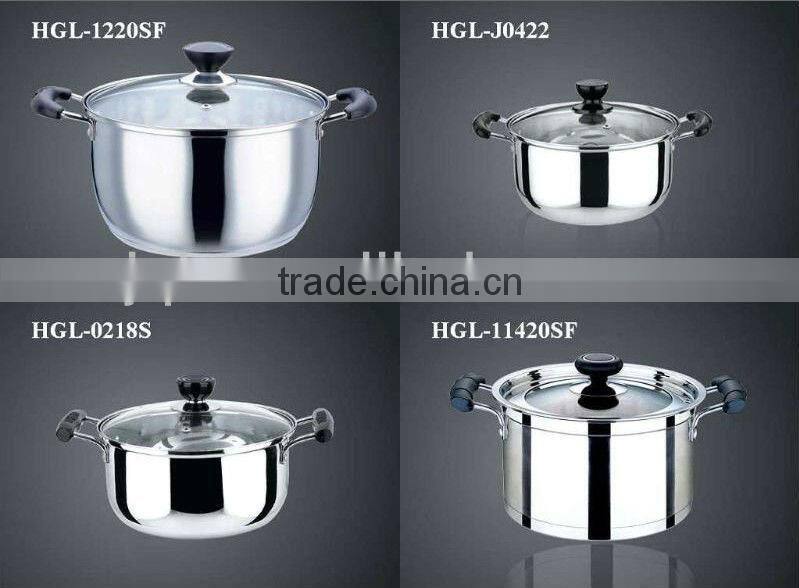 New design large stainless steel steamer pot cooking pot