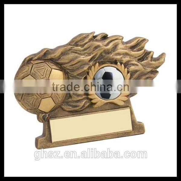 European cup sports soccer awards resin mini shoe trophy