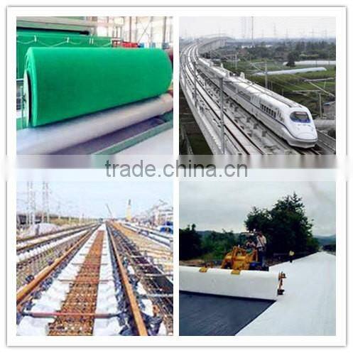 600gsm Nonwoven PET PP short fiber geotextiles for drainage