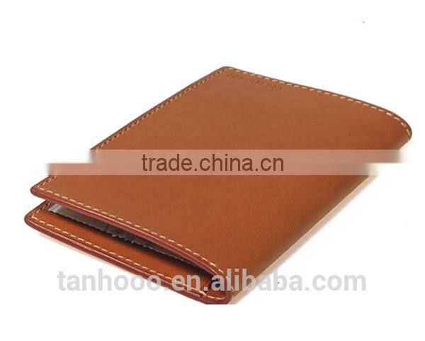 Leather passport wallet card holder with multifunction large capacity wholesale