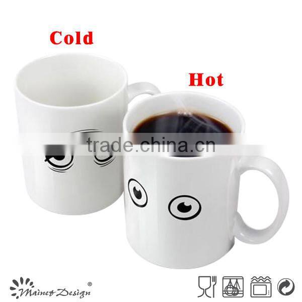 Ceramic color changing sublimation mug stoneware