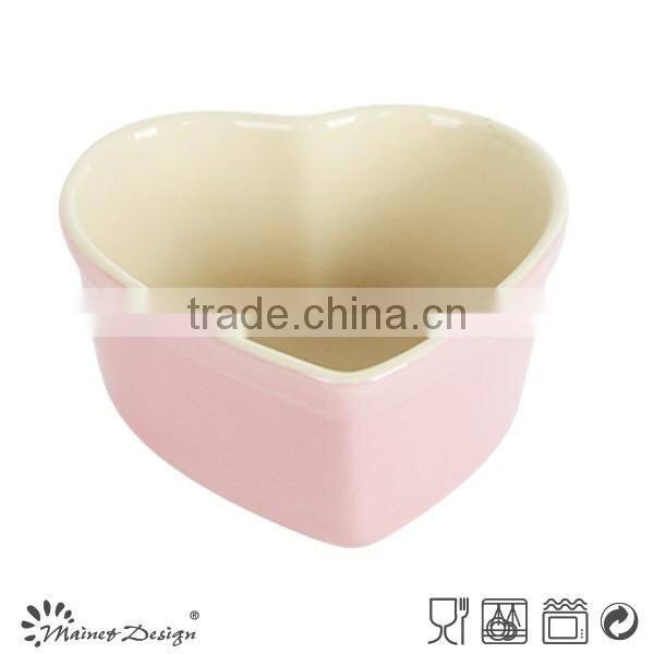 Heart Shape Ceramic Bowls