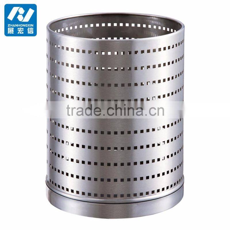 Round waste storage eco recycling rubbish bin for household