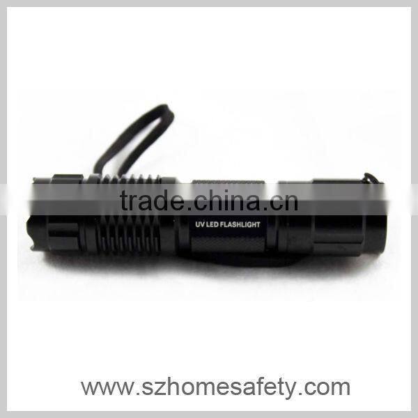 2013 UniqueFire High Power Portable 365nm UV LED Flashlight with AA Battery